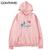 GONTHWID Embroidered Japanese Ukiyo-e Kanagawa Surfing Thin Hoodies Sweatshirts 2023 Harajuku Hip Hop Casual Pullover Hoodie Top