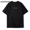 GONTHWID Embroidery Planets Stars Tees Shirts Streetwear Harajuku Casual Short Sleeve Tshirts Mens Hip Hop Summer Tops