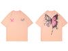 GONTHWID Graffiti Ink Butterfly Print Streetwear Tshirts Hip Hop Casual Short Sleeve Tees Shirts Men 2023 Summer Tops