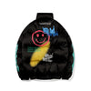 GONTHWID Graffiti Print Puffer Cotton Padded Parkas Streetwear Hip Hop Casual Thick Warm Jackets Coats Hipster Winter Co