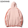 GONTHWID Graffiti Trapped Bear Tie Dye Hoodies Streetwear Hip Hop Harajuku Casual Pullover Hooded Sweatshirts Men Women Tops