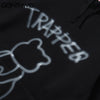 GONTHWID Graffiti Trapped Bear Tie Dye Hoodies Streetwear Hip Hop Harajuku Casual Pullover Hooded Sweatshirts Men Women Tops