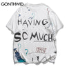 GONTHWID Harajuku Graffiti Print Streetwear T-Shirts Hip Hop Casual Short Sleeve Tshirts Men Summer Hipster Tops Tees
