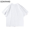 GONTHWID Harajuku Tees Shirts Girl Poster Cotton Tshirts Streetwear T-Shirts Mens Hip Hop Short Sleeve Casual Loose Tops