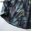 GONTHWID Hawaiian Beach Shirts Graffiti Spider Butterfly Insect Print Long Sleeve Button Shirt Men Hip Hop Casual Punk Rock Tops