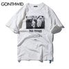 GONTHWID Hip Hop Hands Printed Short Sleeve T Shirts 2023 Spring Summer Casual Cotton Tops Tees Mens Streetwear Tshirts
