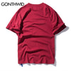 GONTHWID Hip Hop Hands Printed Short Sleeve T Shirts 2023 Spring Summer Casual Cotton Tops Tees Mens Streetwear Tshirts