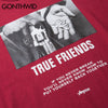 GONTHWID Hip Hop Hands Printed Short Sleeve T Shirts 2023 Spring Summer Casual Cotton Tops Tees Mens Streetwear Tshirts