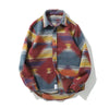 GONTHWID Hip Hop Tie Dye Snap Button Long Sleeve Shirts Men Casual Streetwear Dress Shirt Coats Male Hipster Shirts Tops