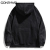 GONTHWID Hoodies Streetwear Hip Hop Galaxy Universe Print Hooded Sweatshirts Harajuku Mens Casual Fleece Pullover Tops Coats