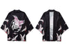 GONTHWID Japanese Style Cranes Print Kimono Cardigan Jackets Coat Tops Hip Hop Harajuku Casual Streetwear Jacket Coats