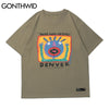 GONTHWID Short Sleeve Tees Hip Hop Men Streetwear Funny Cartoon Print Cotton T-Shirts Casual Harajuku Loose Tshirts Tops
