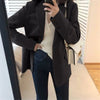 GOOHOJIO 2022 Oversized Office Lady Jackets for Women Temperament Female Blazers Autumn Casual Long Sleeve Blazer Overcoats