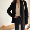 GOOHOJIO 2022 Oversized Office Lady Jackets for Women Temperament Female Blazers Autumn Casual Long Sleeve Blazer Overcoats