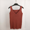2022 Sexy Crop Top Knitted Autumn Tank top Women Blouse Sleeveless V Neck Top Female t-shirt Vest Casual Camis Streetwear