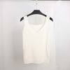 2022 Sexy Crop Top Knitted Autumn Tank top Women Blouse Sleeveless V Neck Top Female t-shirt Vest Casual Camis Streetwear