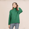 GOPLUS Autumn Winter Turtleneck Women's Knitted Sweater Plus Size Thick Warm Long Sleeve Women's Sweater Pullover Clothing Femme