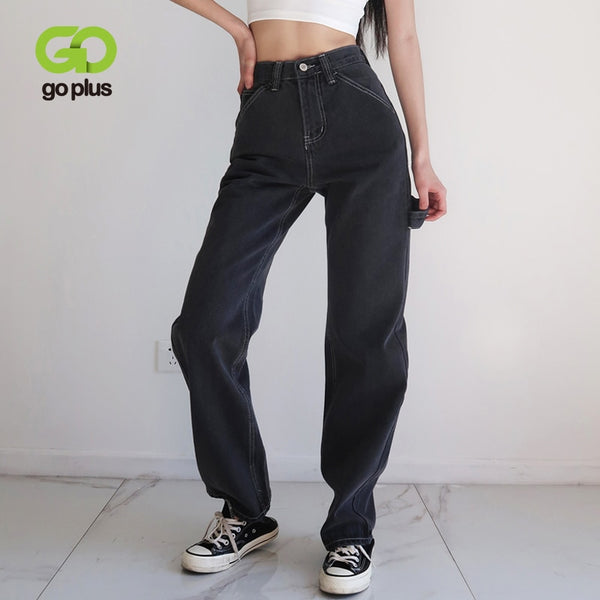 GOPLUS Jeans Woman Mom Jeans Summer Vintage Clothes Wide Leg Cargo Pants Jeans Femme 2022 Nouveau Spijkerbroeken Dames C10634