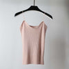 Sexy Knitted Tank Top Women Summer Crop top 2022 Solid Silver V Neck t-shirt Female Sleeveless Vest Casual Camis Blouse