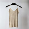 Sexy Knitted Tank Top Women Summer Crop top 2022 Solid Silver V Neck t-shirt Female Sleeveless Vest Casual Camis Blouse