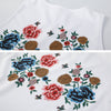 Women Summer Sleeveless Floral Print White Dress Sexy O Neck Streetwear Back Button Pleated Beach Dresses Vestidos 2022