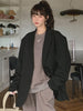 GVUW Korean Black Elegant Blazer Women Notched Neck Single Breasted Long Sleeve Suit Jackets 2023 Summer 20A2926