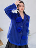GVUW Three-dimensional Flower Mesh Rose Designer Blazer Women Single Breasted Long Sleeve Suit Jackets 2023 Summer 20A3279