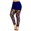 Plus Size 5XL 4XL Women Fitness Leggings Sheer Lace Panel Leggings Sexy Elastic Waist Leggings Spring Pencil Pants