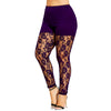 Plus Size 5XL 4XL Women Fitness Leggings Sheer Lace Panel Leggings Sexy Elastic Waist Leggings Spring Pencil Pants