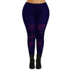 Women Leggings High Waist Elastic Plus Size 5XL Ripped Rose Print Workout Leggings Women Pants Femme Sexy Casual Leggings