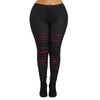 Women Leggings High Waist Elastic Plus Size 5XL Ripped Rose Print Workout Leggings Women Pants Femme Sexy Casual Leggings