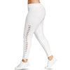 Women Pencil Pants Black White Leggings Plus Size 5XL Lace Up Leggings With Grommet Active Leggings Pant Big Size Leggins