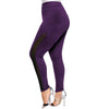 Women Pencil Pants Leggins Fashion Skinny Plus Size 5XL Mesh Panel Leggings High Waist Fitness Leggings Workout Clothes