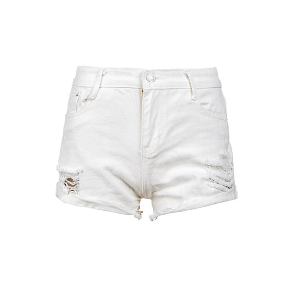 Women Jeans Series 2022 Summer New Fringe Ripped Hole Fashion Denim Shorts Woman Pocket Vintage Girls Hot Shorts SH622631