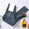 GareMay women's Winter black Jeans High Waist Skinny Pants Casual Velvet Trousers Female warm Denim jeans for Women pencil Pants
