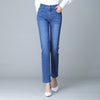 Garemay Women Jean Slim Femme Pantalona Spring Straight High Waist Ladies Jeans Plus Size Denim Clothing Cotton Pants Jeans 907