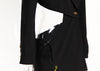 GetSpring Women Blazer Single Button Backless Asymmetric Black Ladies Suit Coat Irregular Sexy Long Women's Suit Jacket 2023 New