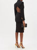 GetSpring Women Blazer Single Button Backless Asymmetric Black Ladies Suit Coat Irregular Sexy Long Women's Suit Jacket 2023 New