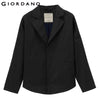 Women Blazer Suit Coat Notched Collar Long Sleeve Outwear Casual Canvas Woman Top Stylish Brand Clothing