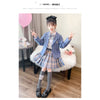 Girls JK suit uniform skirt spring and autumn college style western style suit coat girls three piece set