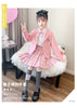 Girls JK suit uniform skirt spring and autumn college style western style suit coat girls three piece set