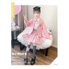 Girls JK suit uniform skirt spring and autumn college style western style suit coat girls three piece set