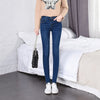 Women Casual High Street Denim Jeans High Waist Skinny Slim Female Pencil Pants Stretch Elastic Trouser Plus Size