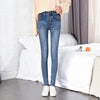 Women Casual High Street Denim Jeans High Waist Skinny Slim Female Pencil Pants Stretch Elastic Trouser Plus Size