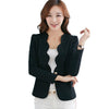 Good Quality Women Slim Blazer Coat Casual Jacket Long Sleeve One Button Suit Ladies Work Blazers Summer Spring Autumn