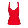 New Bandage Top Sexy Women's Summer V-NeckFashion Spaghetti Strap Elastic Lady Crop Top Fashion