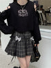 Goth Y2k Skirt Japanese Lolita Kawaii Plaid Women Gothic Egirl Harajuku Alt Clothes Pleated Short Preppy Style Sexy Mini Skirts