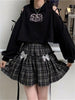 Goth Y2k Skirt Japanese Lolita Kawaii Plaid Women Gothic Egirl Harajuku Alt Clothes Pleated Short Preppy Style Sexy Mini Skirts