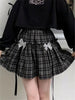 Goth Y2k Skirt Japanese Lolita Kawaii Plaid Women Gothic Egirl Harajuku Alt Clothes Pleated Short Preppy Style Sexy Mini Skirts