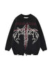 Gothic High Street Harajuku Unisex Emo Sweater Letter Printing Oversize Loose Hip Hop Pullover Autumn Winter Women's Sweaters